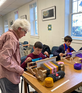 Classroom of children